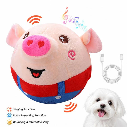 BarkEcho™ OinkEcho Interactive Plush Ball