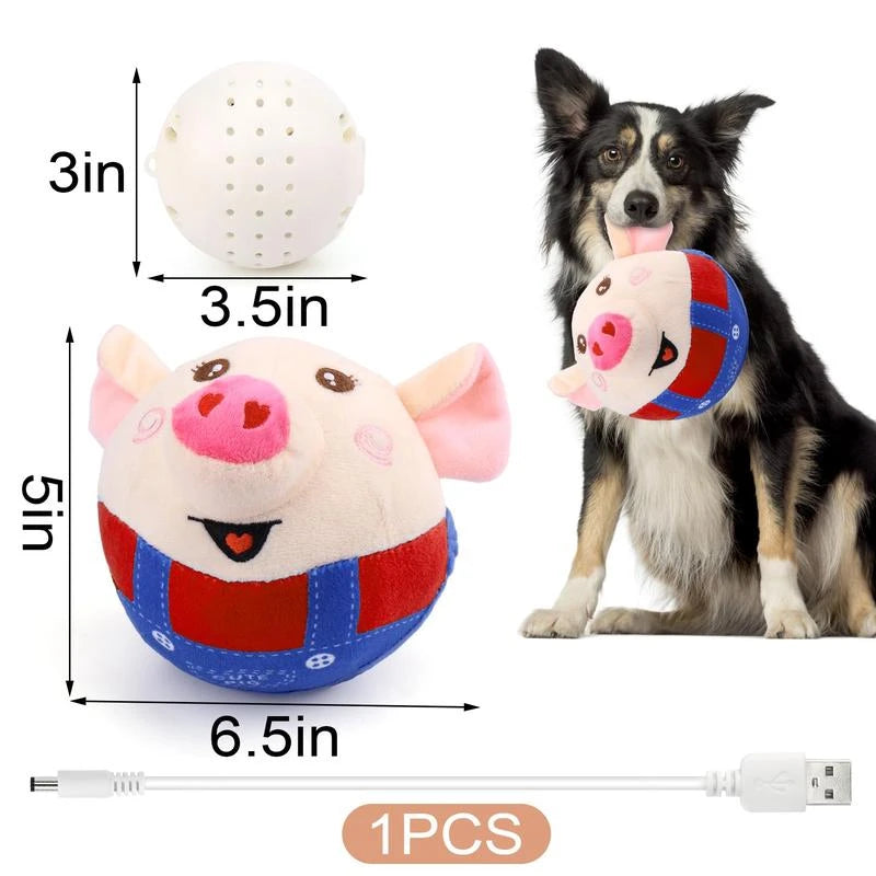 BarkEcho™ OinkEcho Interactive Plush Ball