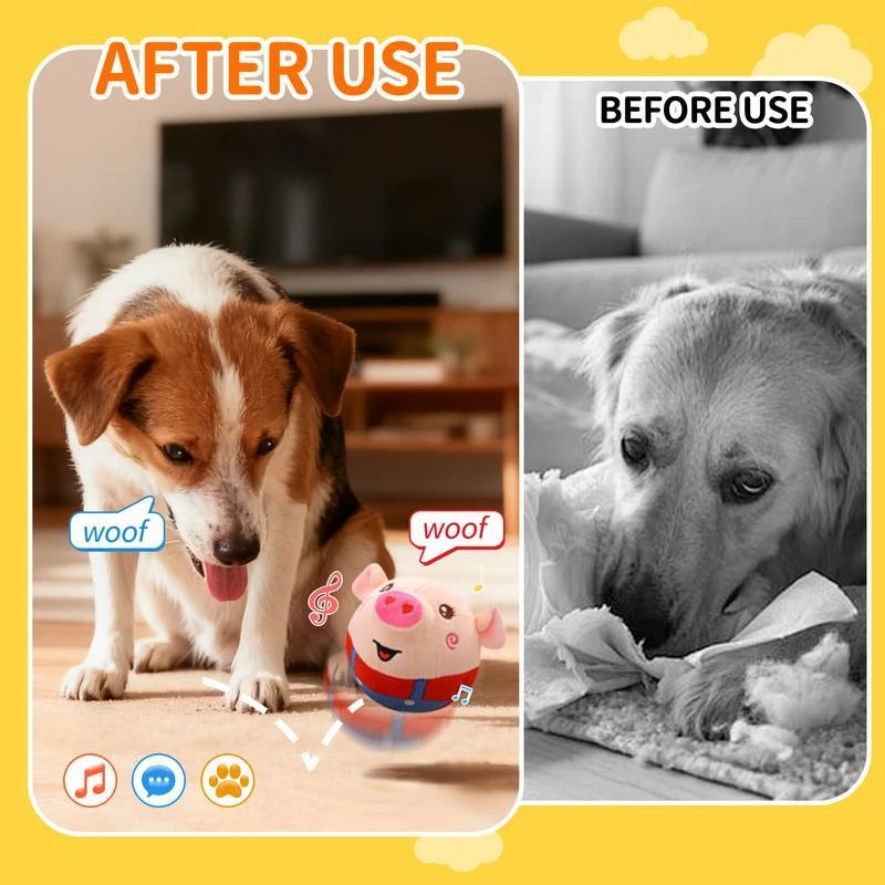 BarkEcho™ OinkEcho Interactive Plush Ball