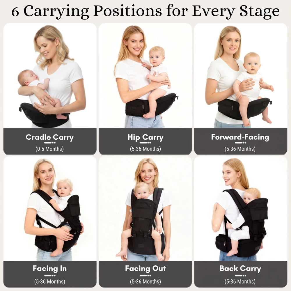 MomySnug™ Ergonomic Baby Hip Seat Carrier