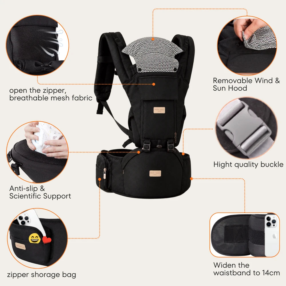 MomySnug™ Ergonomic Baby Hip Seat Carrier