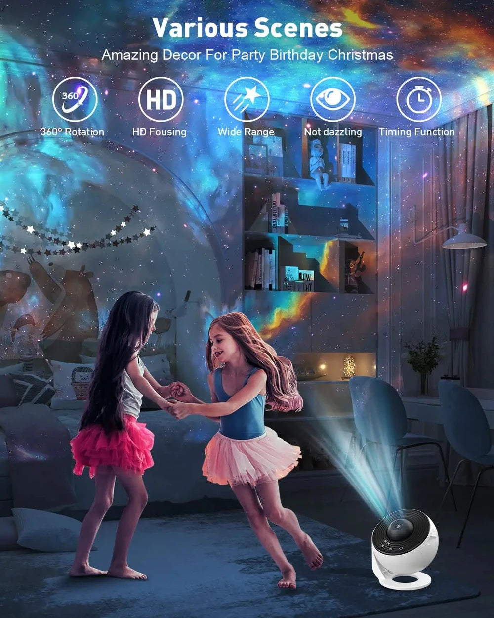 NebulaGlow™ 13-in-1 Star Projector