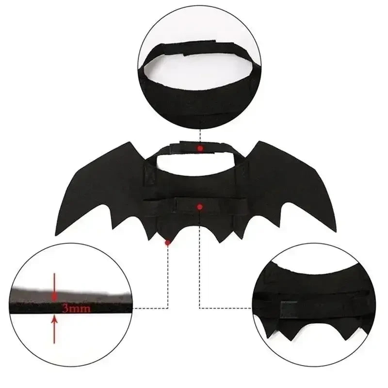 Alwht™ Bat Wings Cat Costume