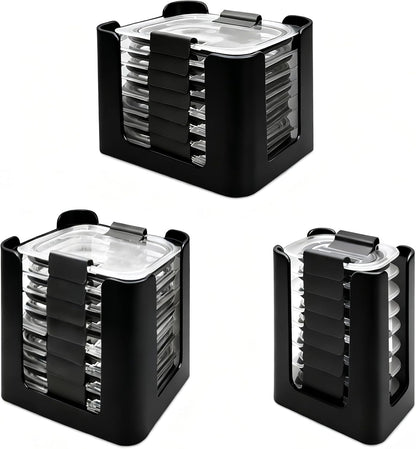 Alwht™ 3Pcs Kitchen Lid Organizer for Rubbermaid Brilliance Lids