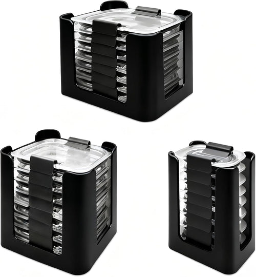 Alwht™ 3Pcs Kitchen Lid Organizer for Rubbermaid Brilliance Lids