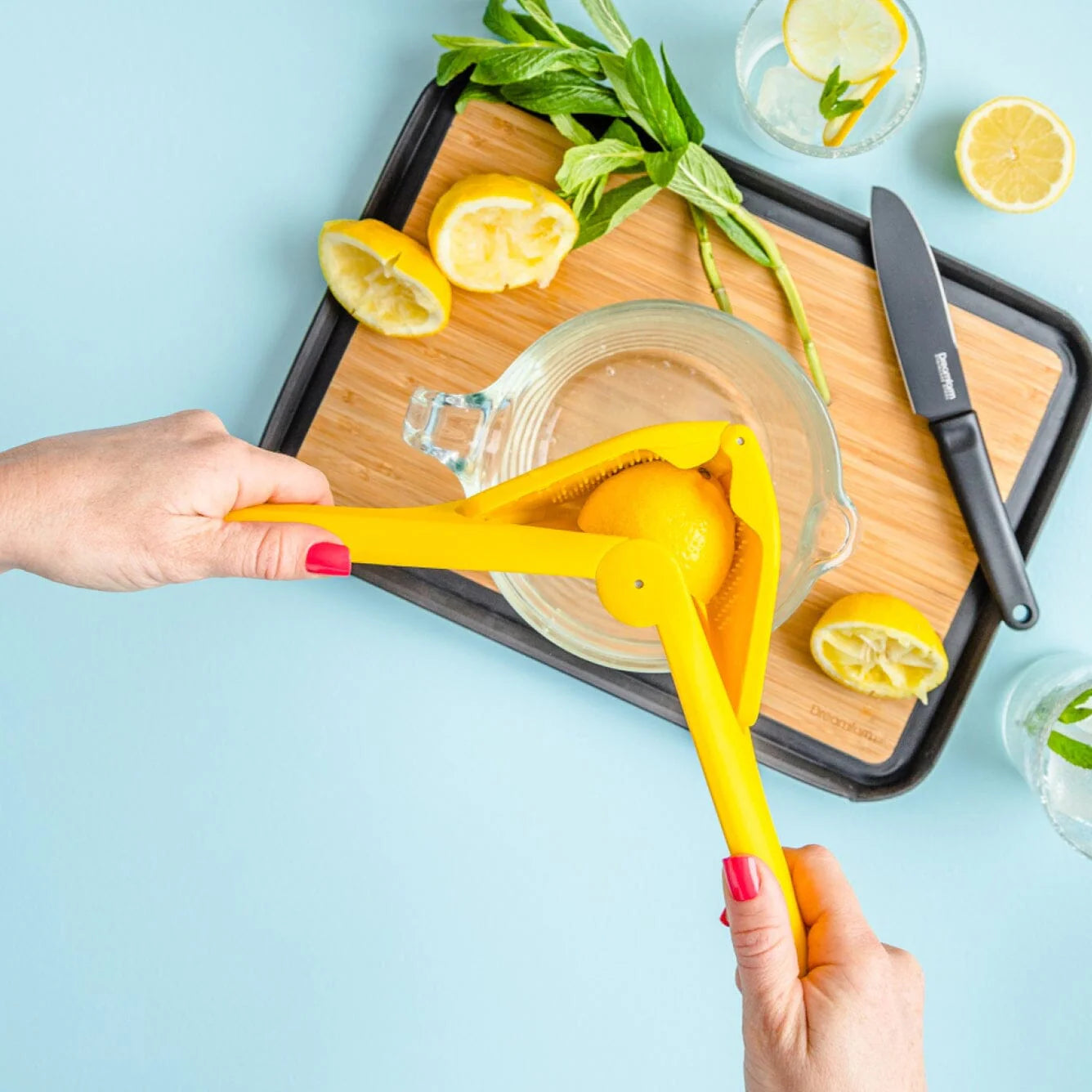 Lever Citrus Juicer Squeezer with Strainer