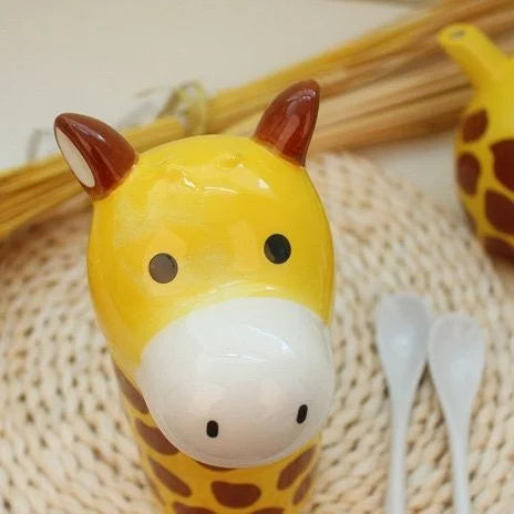 Alwht™ Giraffe Tea Kettle with 2 Tea Cups Set