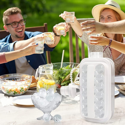 2 in 1 Ice Ball Maker Bottle