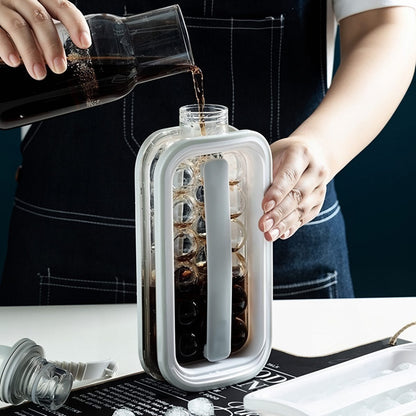 2 in 1 Ice Ball Maker Bottle