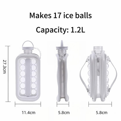 2 in 1 Ice Ball Maker Bottle