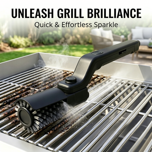 Cordless Electric BBQ Grill Cleaner