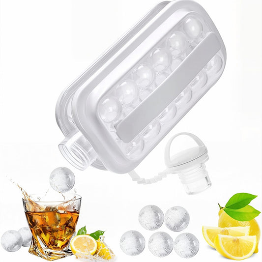 2 in 1 Ice Ball Maker Bottle